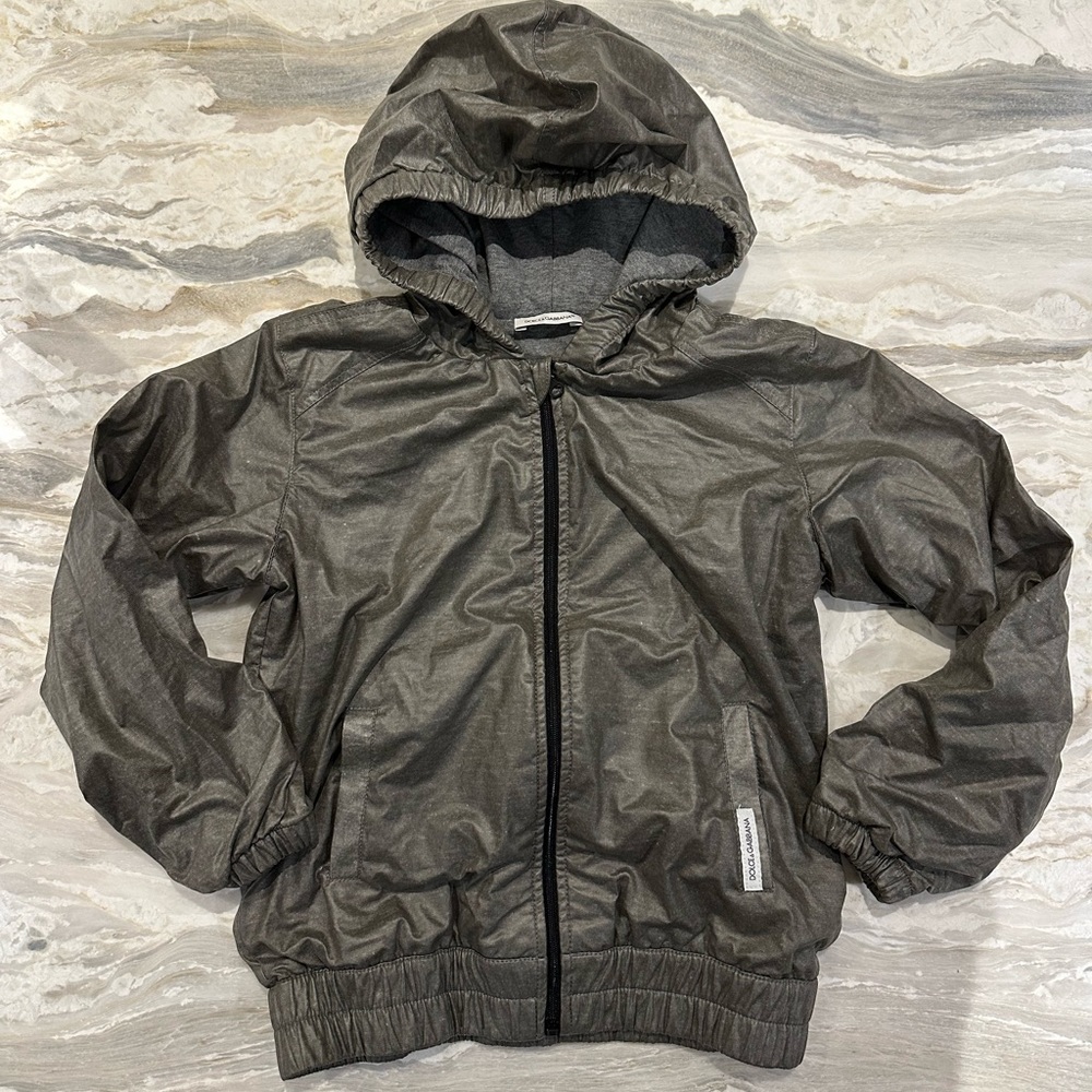 Dolce and Gabbana Boys Grey Raincoat - Size 5